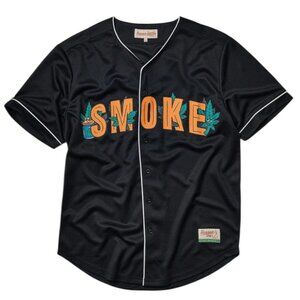 Smoke Baseball Jersey - Black